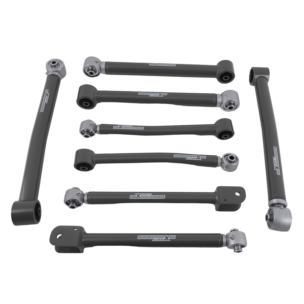 0-6 Lift Full Set Adjustable Control Arms For 2007-2018 Jeep Wrangler JK 4WD