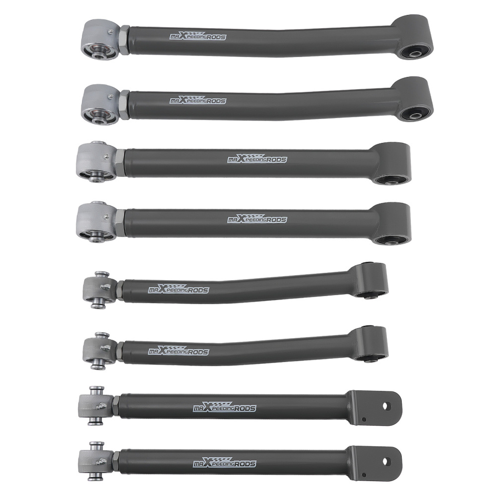 0-6 Lift Full Set Adjustable Control Arms For 2007-2018 Jeep Wrangler JK 4WD