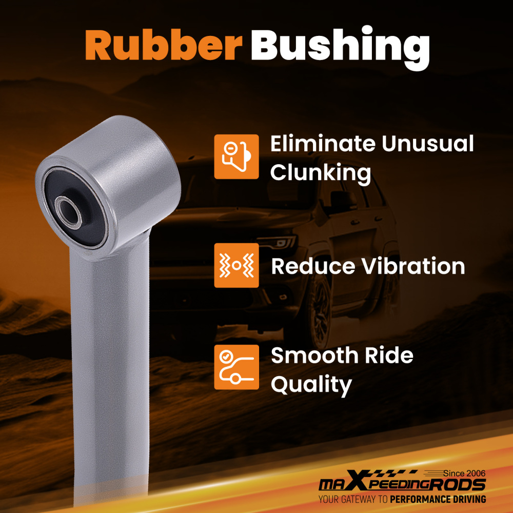 Front Upper Lower Adjustable Control Arms 0-6 Lift Compatible For Jeep Wrangler JK 2007-18