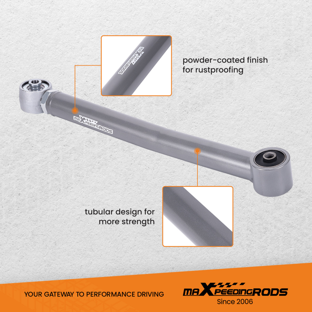 Front Upper Lower Adjustable Control Arms 0-6 Lift Compatible For Jeep Wrangler JK 2007-18