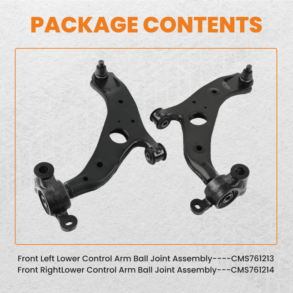 2x Front Lower Control Arm Ball Joint Assembly for 2014 2015 2016-2020 compatible for Mazda 6