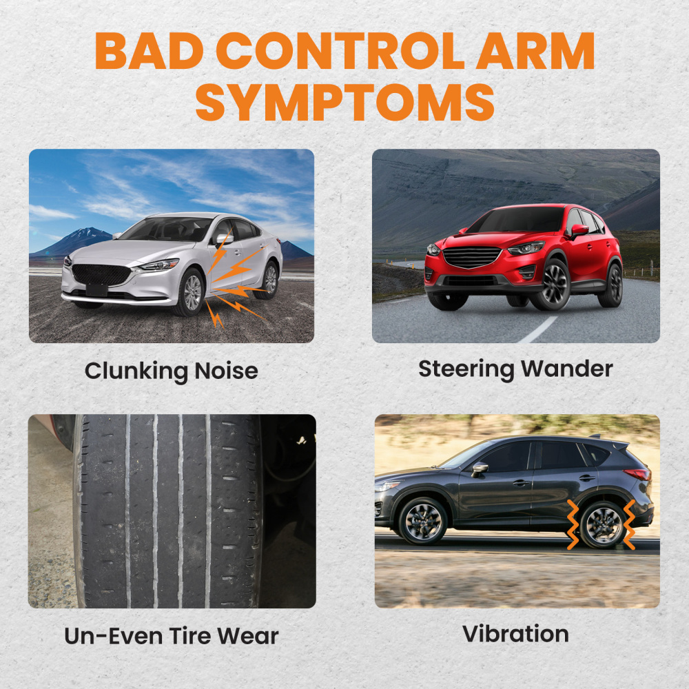 2x Front Lower Control Arm Ball Joint Assembly for 2014 2015 2016-2020 compatible for Mazda 6