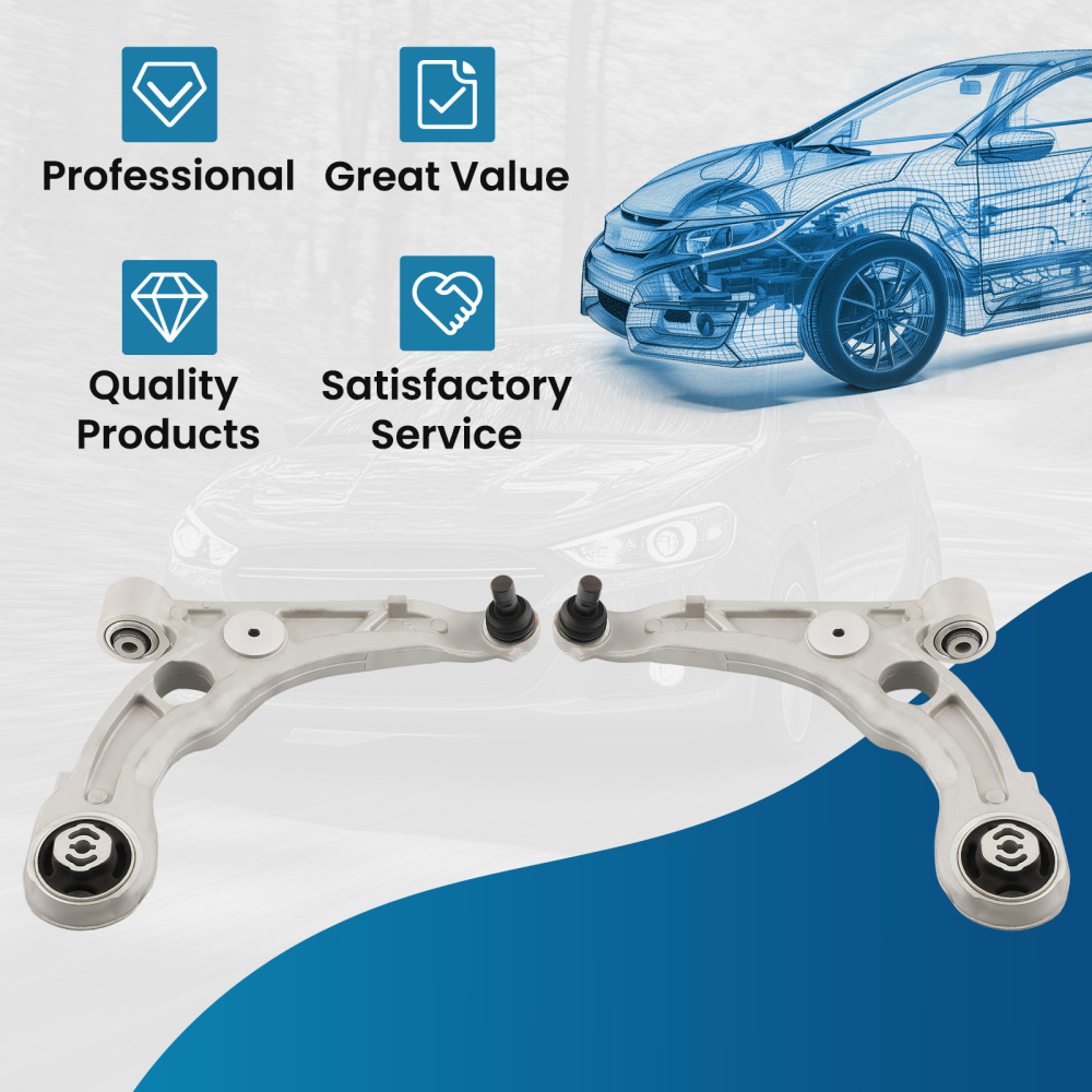 Aluminum Front Lower Control Arm w/ Ball Joint for 13-17 compatible for Dodge Dart compatible for Chrysler 200