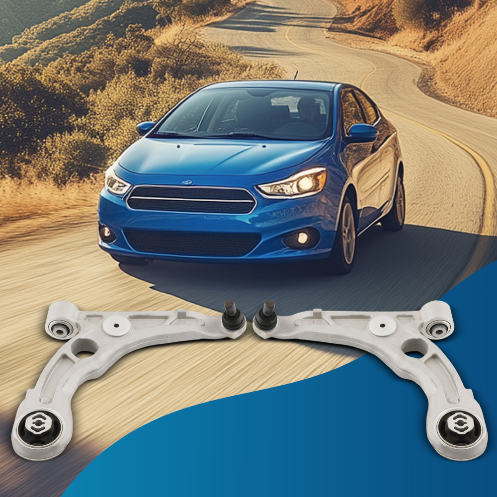 Aluminum Front Lower Control Arm w/ Ball Joint for 13-17 compatible for Dodge Dart compatible for Chrysler 200