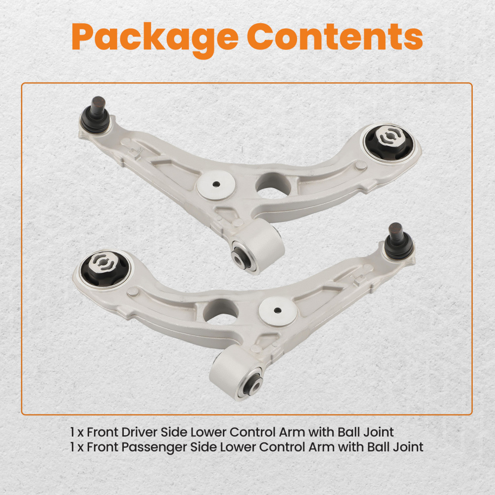 Aluminum Front Lower Control Arm w/ Ball Joint for 13-17 compatible for Dodge Dart compatible for Chrysler 200