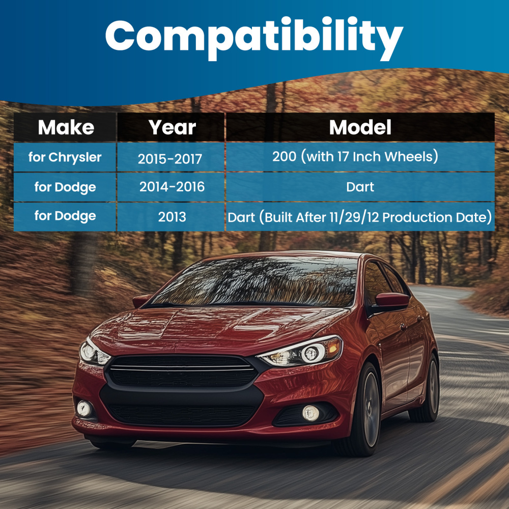 Aluminum Front Lower Control Arm w/ Ball Joint for 13-17 compatible for Dodge Dart compatible for Chrysler 200