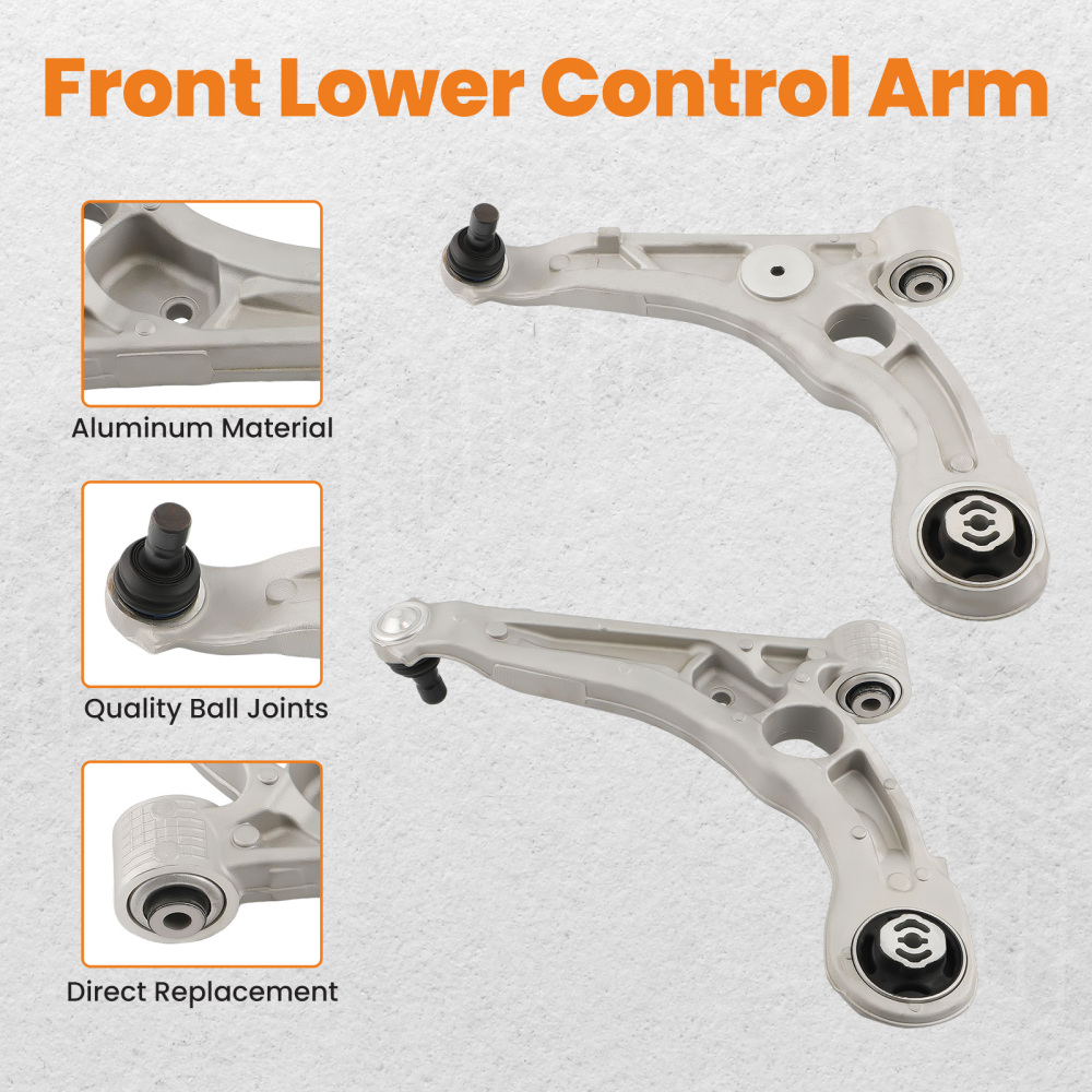 Aluminum Front Lower Control Arm w/ Ball Joint for 13-17 compatible for Dodge Dart compatible for Chrysler 200