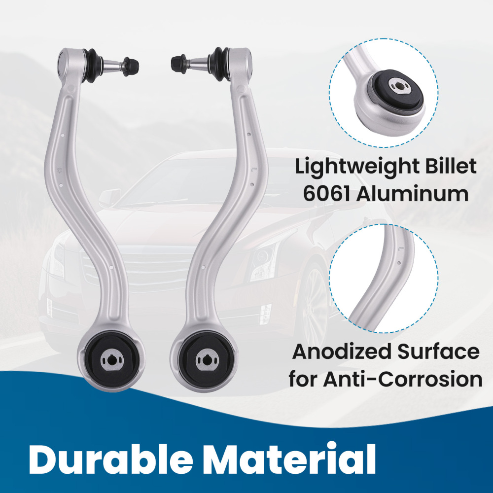 4 Piece Front Lower Control Arms w/ Ball Joint for 2013 2014-2018 compatible for Cadillac ATS