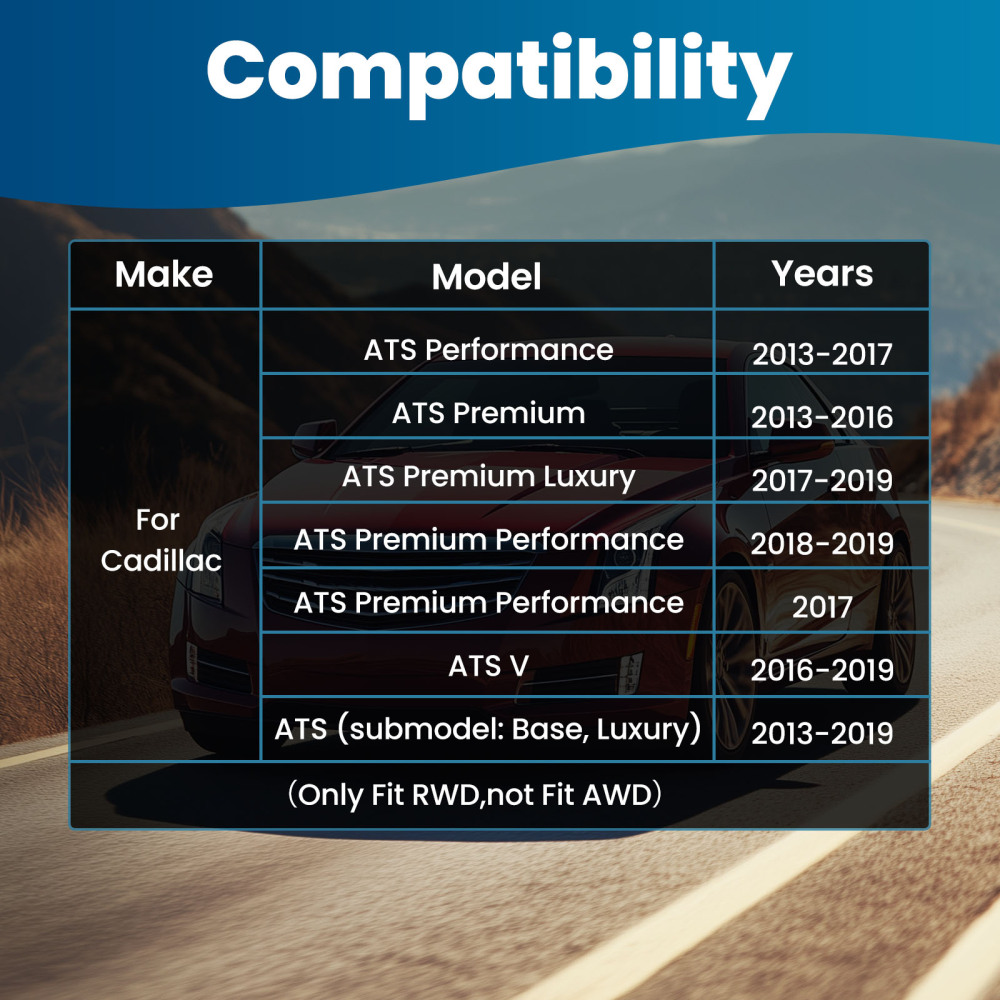 4 Piece Front Lower Control Arms w/ Ball Joint for 2013 2014-2018 compatible for Cadillac ATS