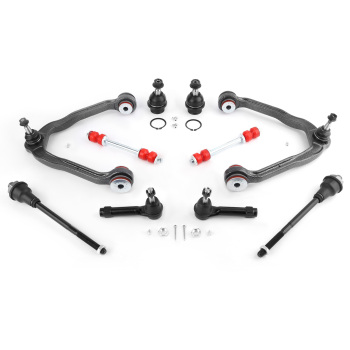 10pcs Suspension kit Upper Control Arm w/PU Bushing For 1999-2007 compatible for Silverado 1500