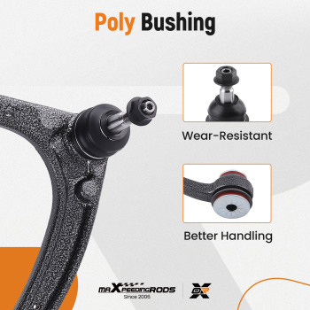 10x Front Upper Control Arms Ball Joints Tie Rods For 07-13 compatible for Chevy Silverado 1500