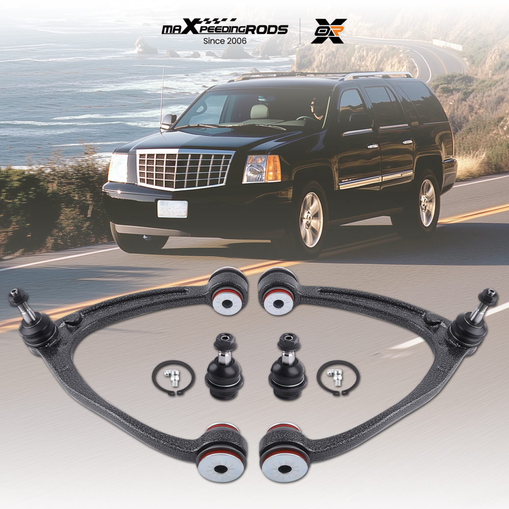 Front Upper Control Arms Kit compatible for Silverado Suburban Sierra Yukon XL 1500 compatible for Tahoe