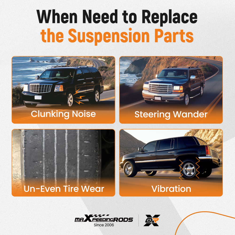 RWD Front Control Arms Tie Rods for 1999-2006 compatible for GMC Sierra Chevy Silverado 1500