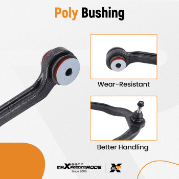 Suspension Front Upper Control Arms compatible for Chevy GMC Silverado Sierra 1500 compatible for Tahoe