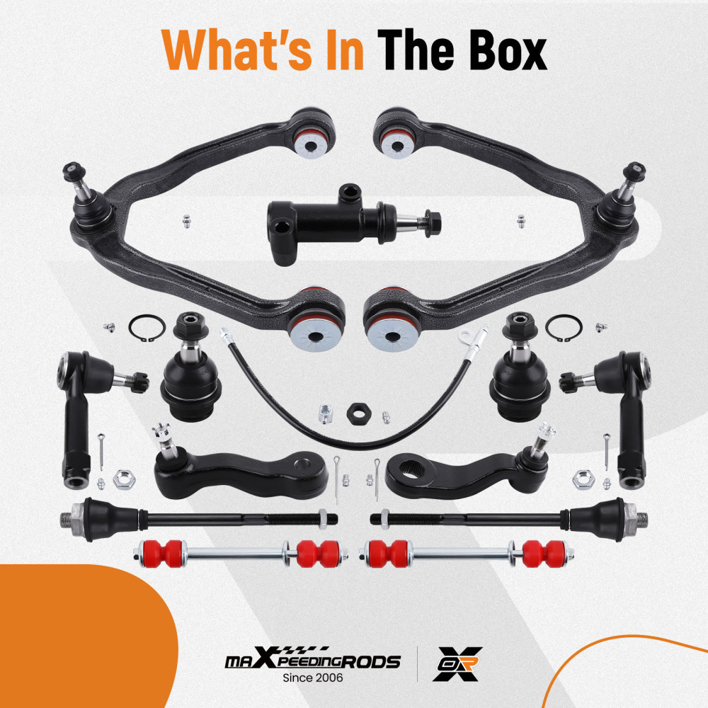 Suspension Front Upper Control Arms compatible for Chevy GMC Silverado Sierra 1500 compatible for Tahoe