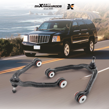 2x Front Upper Control Arms for 1999-2014 compatible for Chevy GMC Express compatible for Silverado Sierra1500