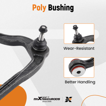 2x Front Upper Control Arms for 1999-2014 compatible for Chevy GMC Express compatible for Silverado Sierra1500