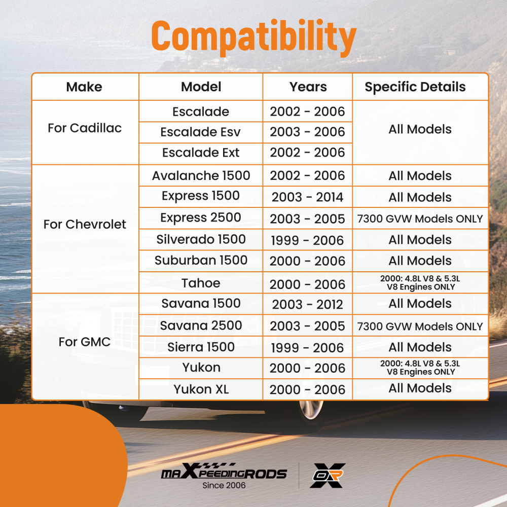 2x Front Upper Control Arms for 1999-2014 compatible for Chevy GMC Express compatible for Silverado Sierra1500