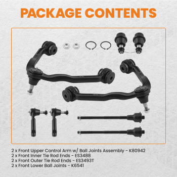 SET DI 8 BRACCI DI CONTROLLO ANTERIORI compatibile per CADILLAC ESCALADE CHEVROLET SILVERADO