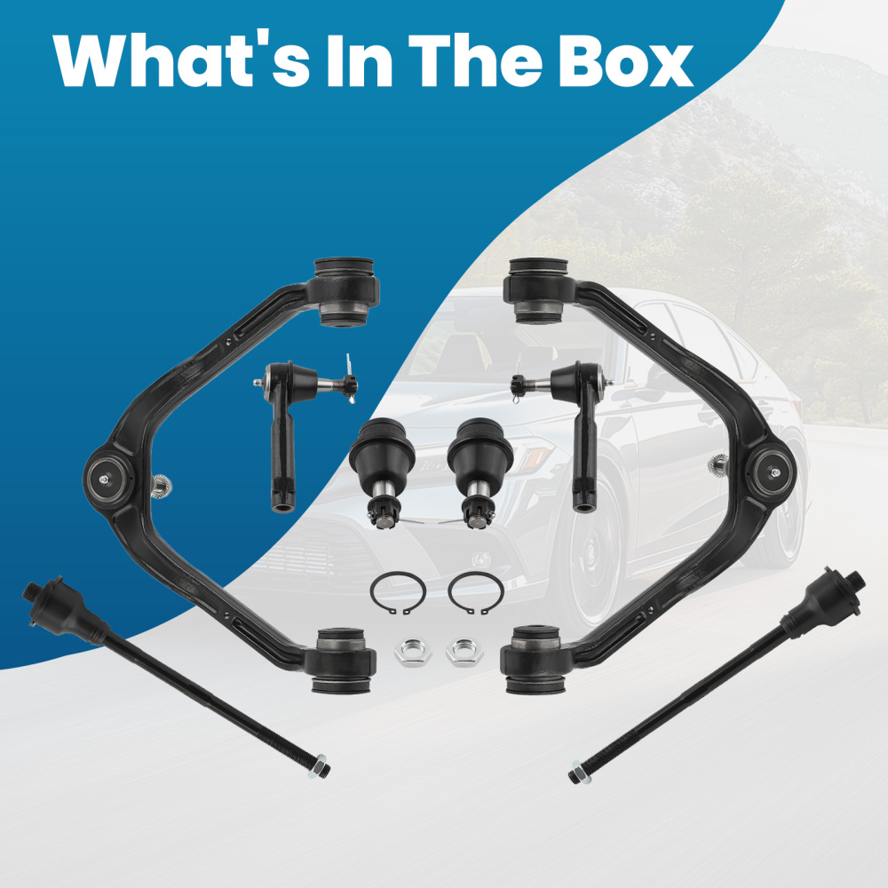 SET DI 8 BRACCI DI CONTROLLO ANTERIORI compatibile per CADILLAC ESCALADE CHEVROLET SILVERADO