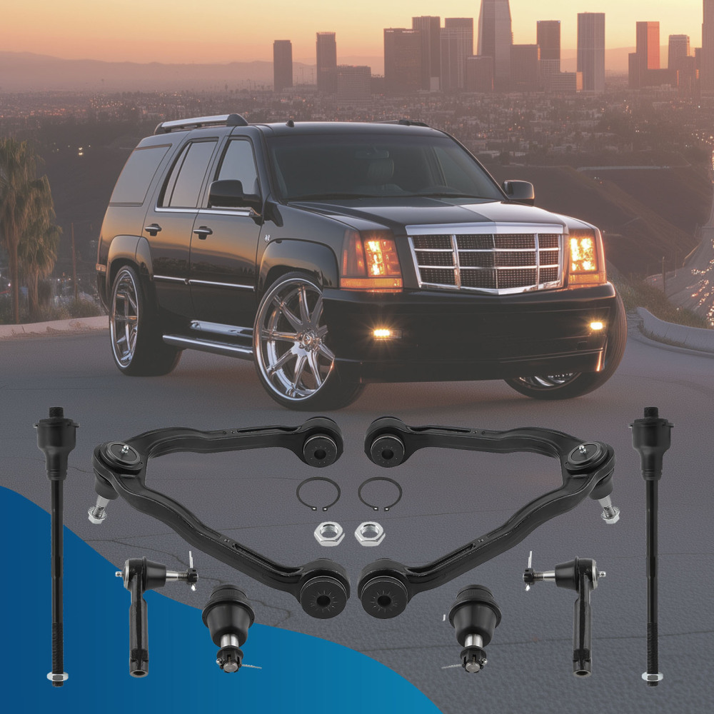SET DI 8 BRACCI DI CONTROLLO ANTERIORI compatibile per CADILLAC ESCALADE CHEVROLET SILVERADO
