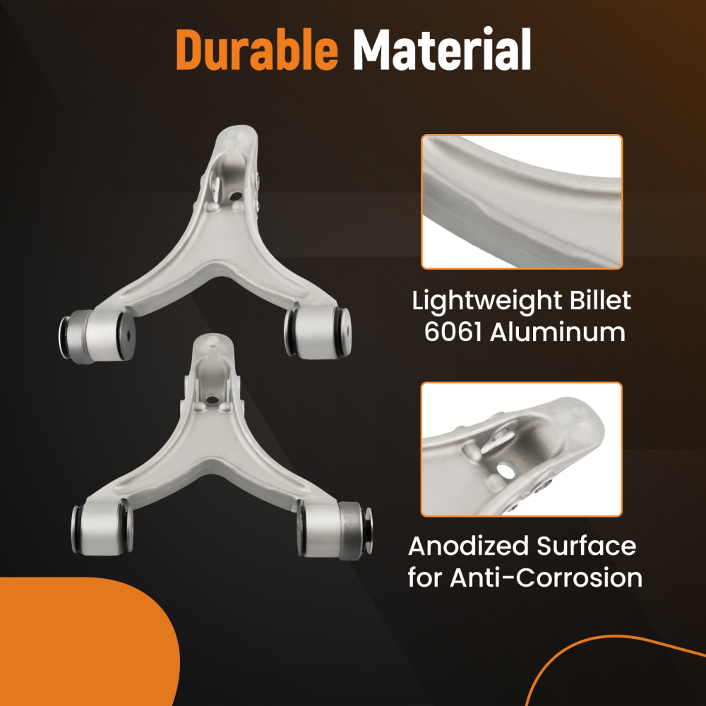 Front Lower Control Arms LH RH Compatible for Maserati Quattroporte 08-13 GranTurismo 08-18 M139