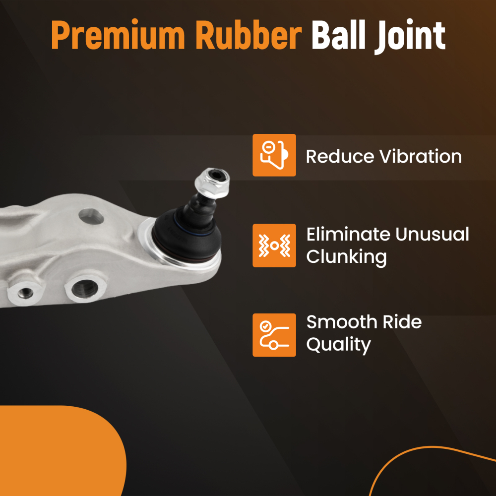 Front Lower Control Arms LH RH Compatible for Maserati Quattroporte 08-13 GranTurismo 08-18 M139