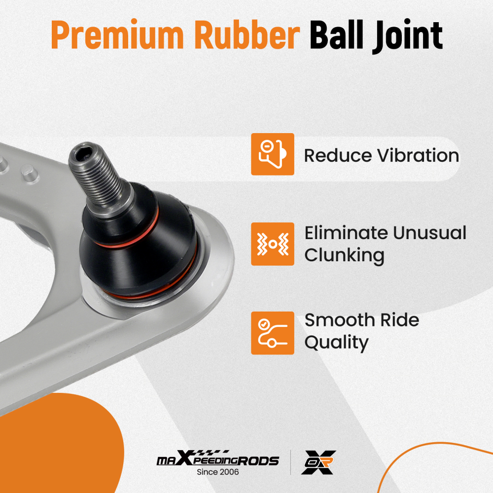 2X FRONT UPPER CONTROL ARMS WISHBONE compatible for MASERATI QUATTROPORTE 08-12 GRANTURISMO