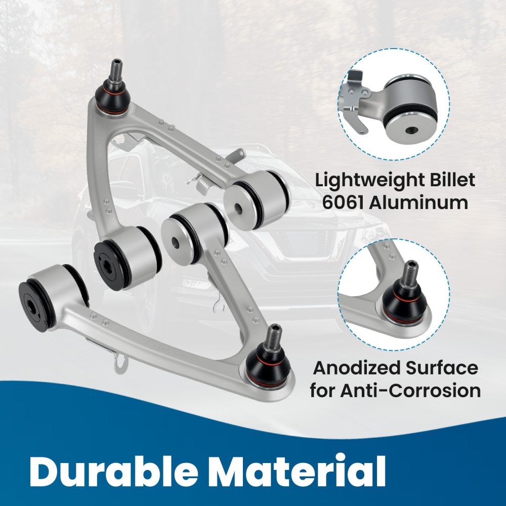 2PCS ANTERIORE SUPERIORE CONTROLLO BRACCI SOSPENSIONE compatibile per MASERATI QUATTROPORTE