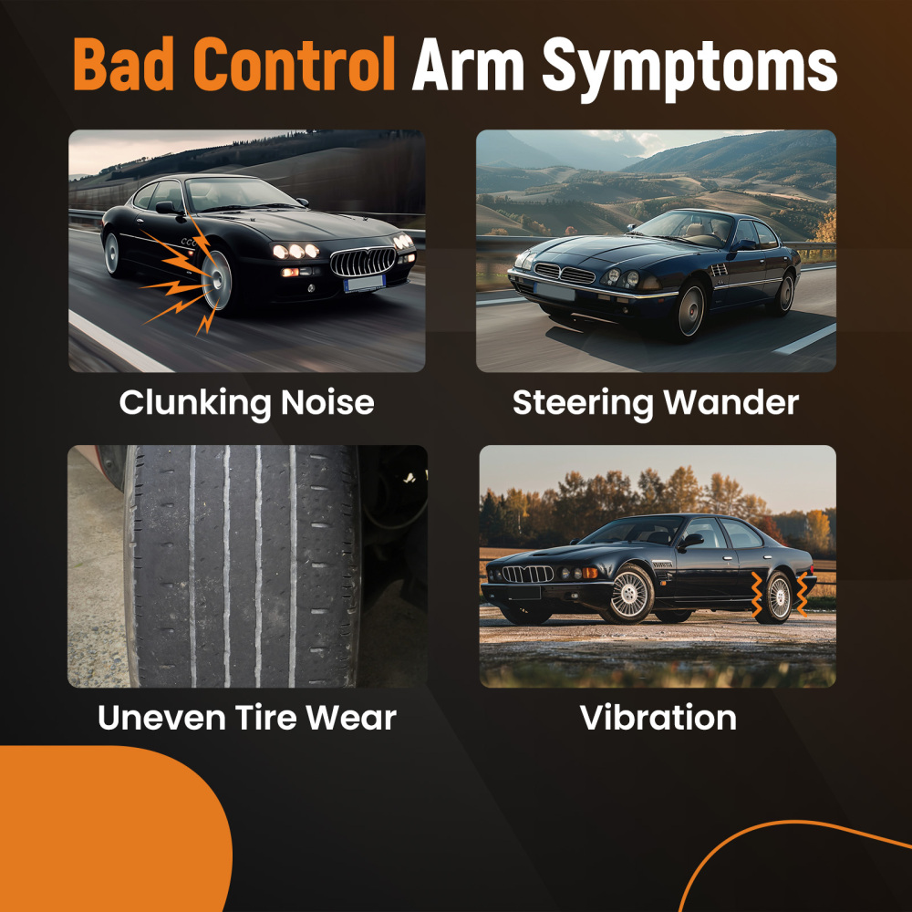 Front Upper Control Arms For 2005-2013 Maserati Quattroporte 2008-18 GranTurismo