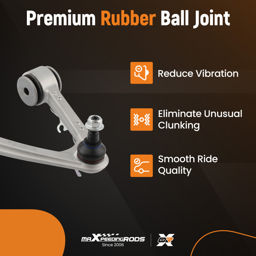 4 BRACCI DI CONTROLLO ANTERIORI LHRH compatibile per MASERATI QUATTROPORTE GRANTURISMO M139