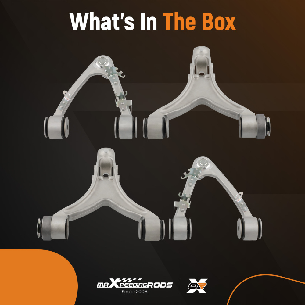 4 BRACCI DI CONTROLLO ANTERIORI LHRH compatibile per MASERATI QUATTROPORTE GRANTURISMO M139