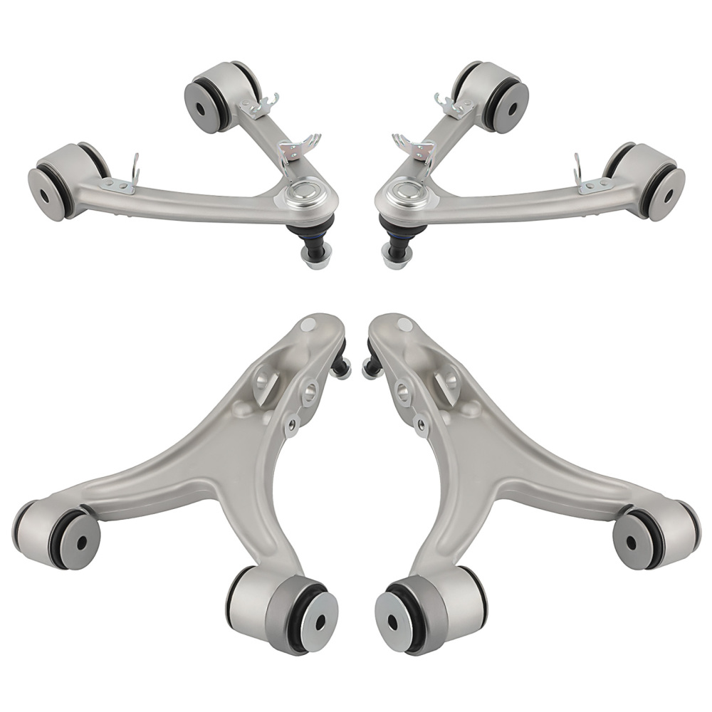 Front Upper Lower Control Arms compatible for Maserati Quattroporte GranTurismo M139 08-18