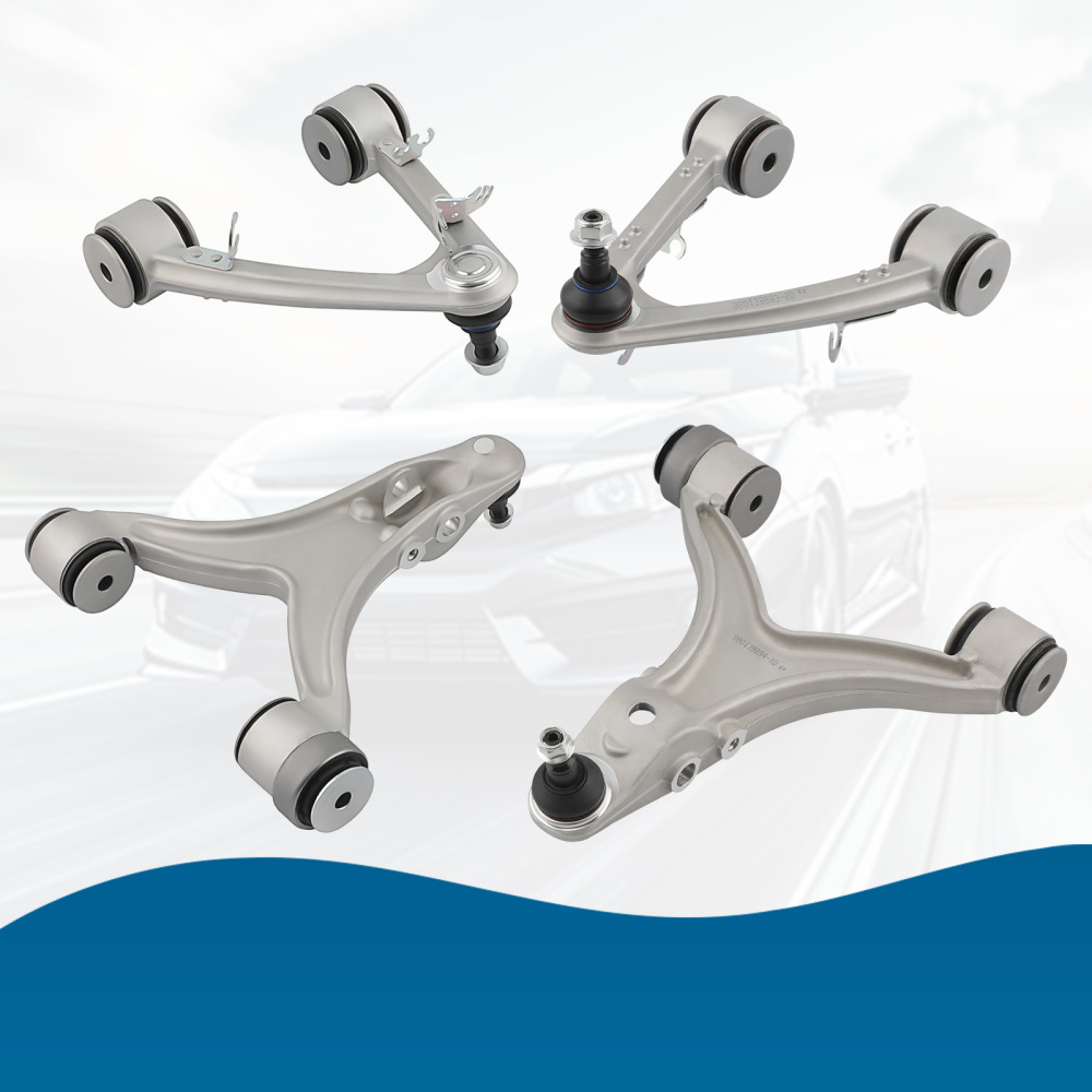 Front Upper Lower Control Arms compatible for Maserati Quattroporte GranTurismo M139 08-18
