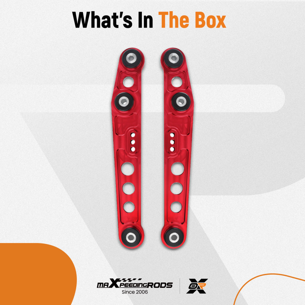 Pair Rear Suspension Lower Control Arms LeftRight For Honda Del Sol 1993-1997