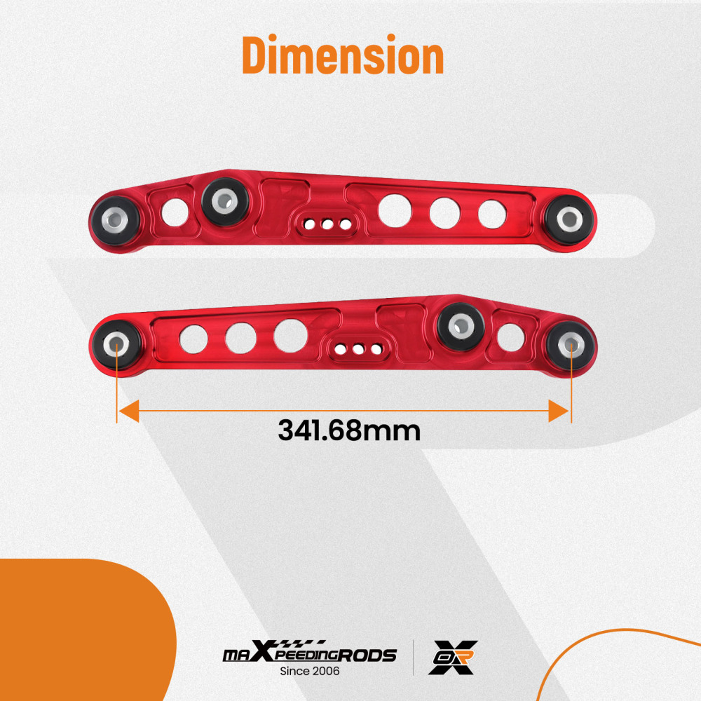 Pair Rear Suspension Lower Control Arms LeftRight For Honda Del Sol 1993-1997