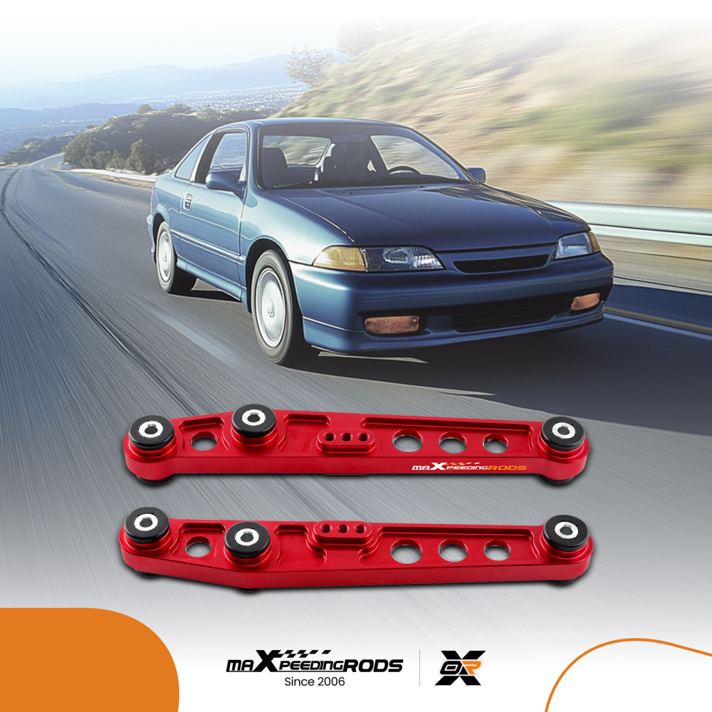 Pair Rear Suspension Lower Control Arms LeftRight For Honda Del Sol 1993-1997