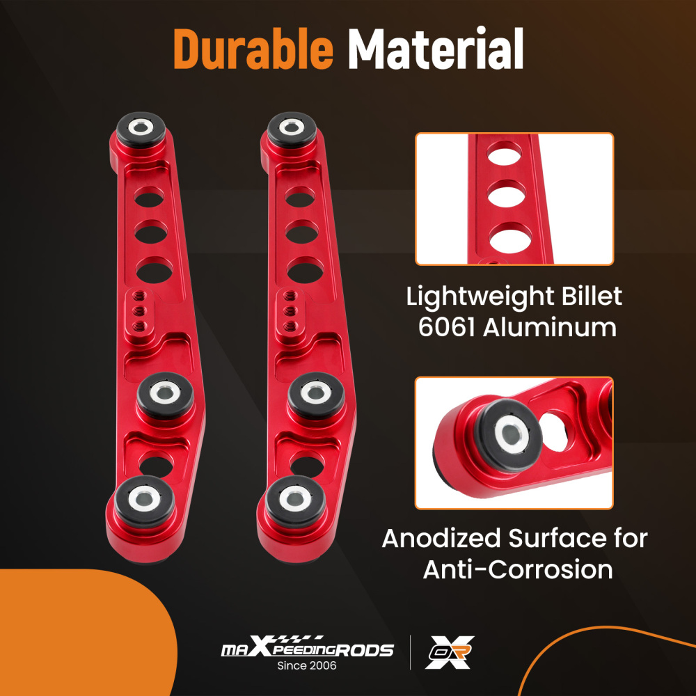 Pair Rear Suspension Lower Control Arms LeftRight For Honda Del Sol 1993-1997