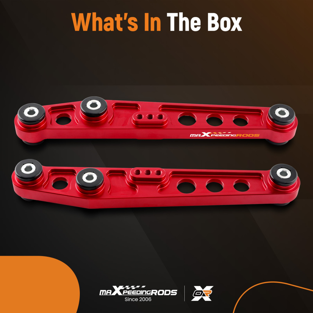 Pair Rear Suspension Lower Control Arms LeftRight For Honda Del Sol 1993-1997