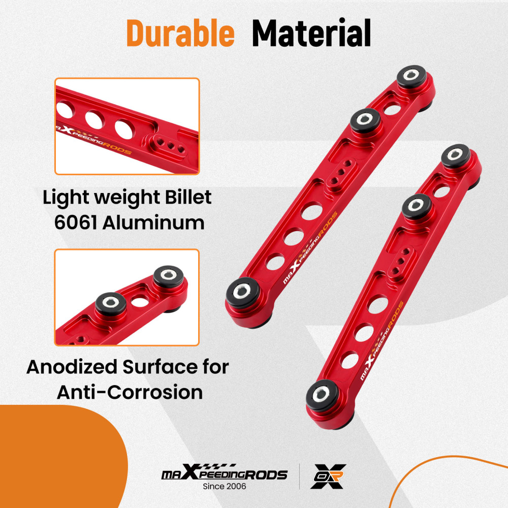 Pair Rear Suspension Lower Control Arms LeftRight For Honda Del Sol 1993-1997