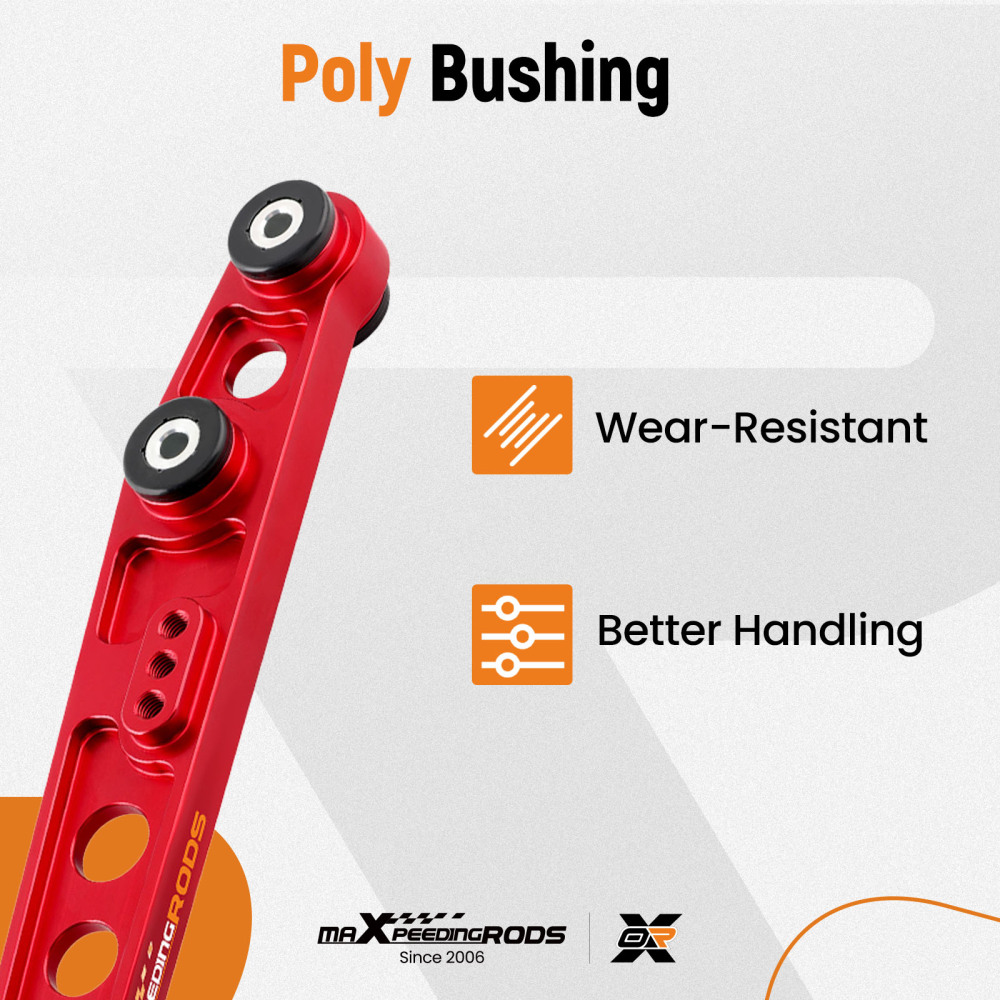 Pair Rear Suspension Lower Control Arms LeftRight For Honda Del Sol 1993-1997