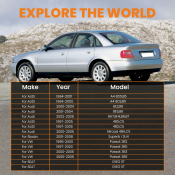 Bras de suspension jeu avant gauche droite compatible pour audi a4 8d b5 b6 a6 4b compatible pour Vw Passat