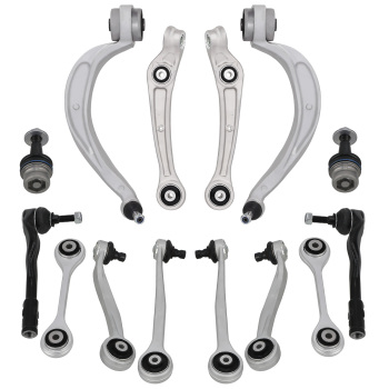 14X KIT BRACCI DI CONTROLLO ANTERIORI SUPERIORI E INFERIORI compatibile per AUDI A4 B8 A5 Q5