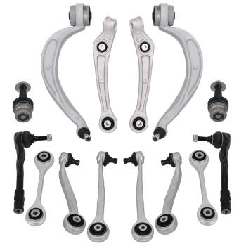 14X FRONT TRACK SUSPENSION CONTROL ARM WISHBONE LINKS KIT compatible for AUDI A4 (B8) A5 Q5