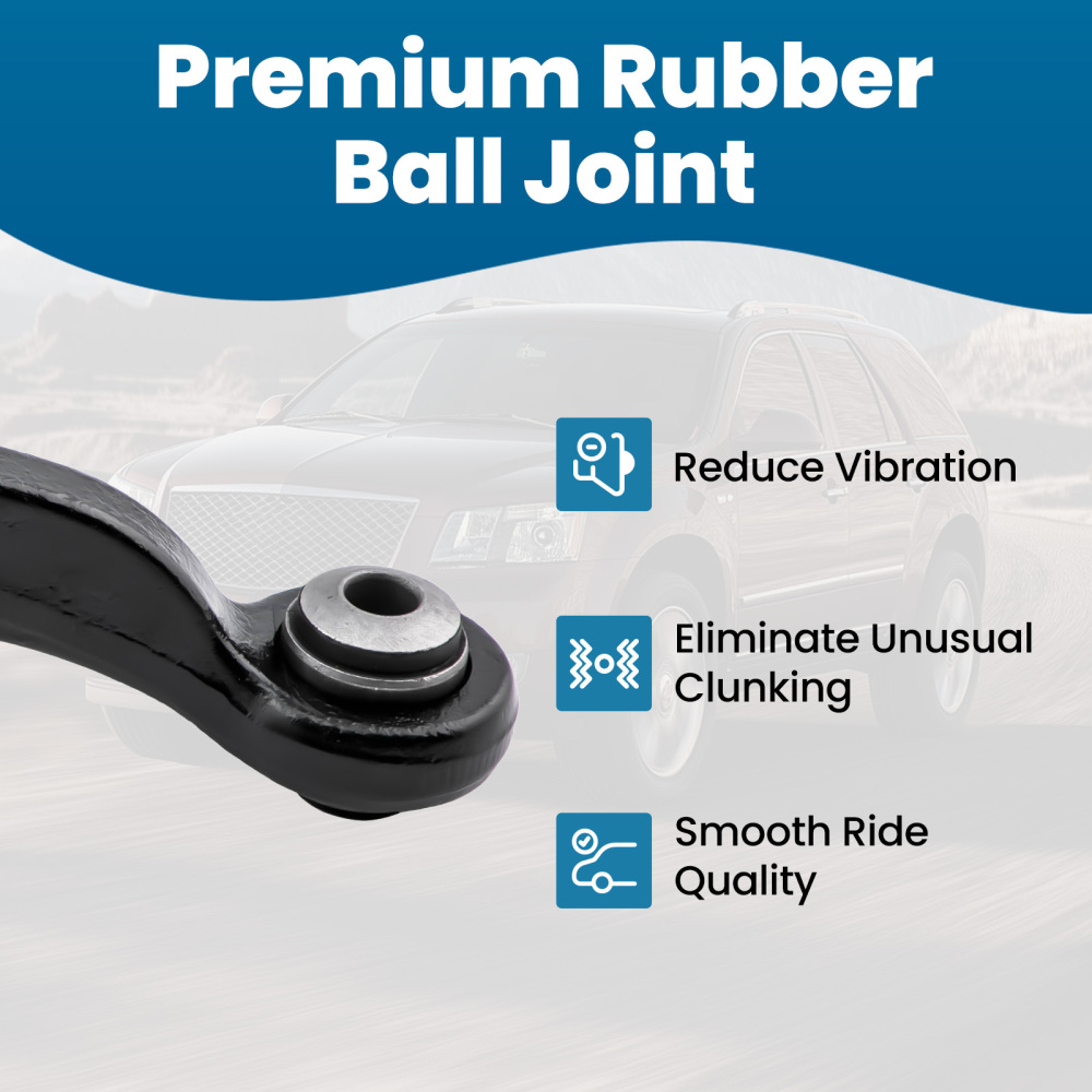 6pcs Rear Upper Control Arm Kit LHRH compatible for GMC Acadia compatible for Buick Enclave 07-15 3.6L