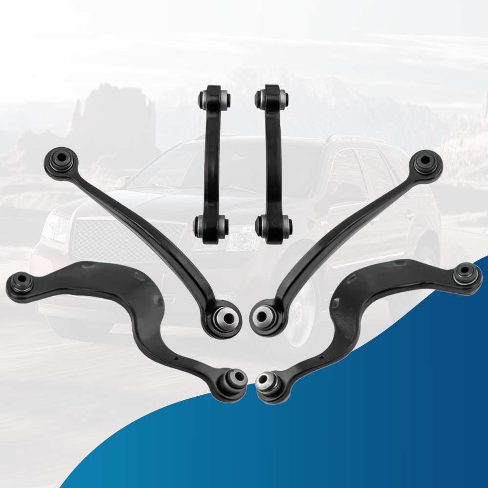 6pcs Rear Upper Control Arm Kit LHRH compatible for GMC Acadia compatible for Buick Enclave 07-15 3.6L