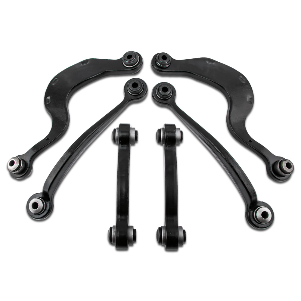 6pcs Rear Upper Control Arm Kit LHRH compatible for GMC Acadia compatible for Buick Enclave 07-15 3.6L