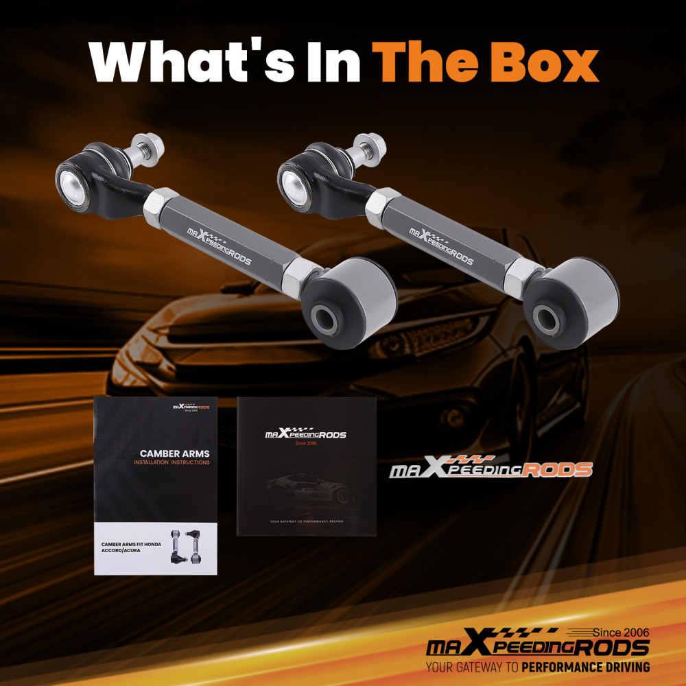 Bracci Posteriori Superiori Del Camber compatibile per Honda Accord 2003-2007 compatibile per Acura TSX