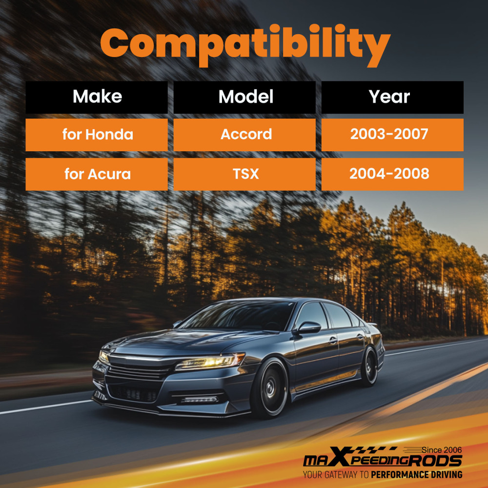 Control Arms Kits Rear Upper compatible for Honda Accord 03-07 Ball Joint Camber Rods suspension arms