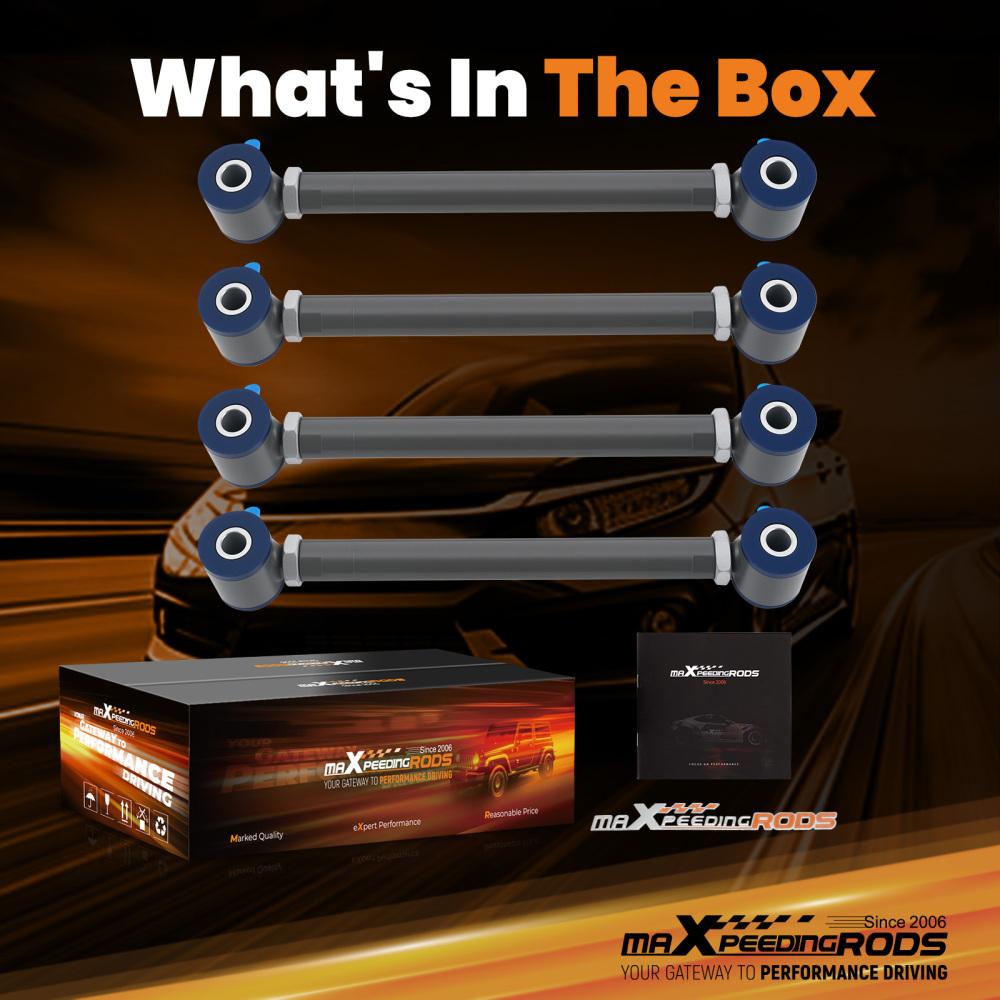 Rear UpperLower Control Toe Camber Arms for Honda Accord 03-07 for Acura TSX